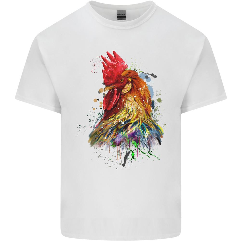 A Chicken Watercolour Mens Light Cotton T-Shirt Unisex T-Shirt L