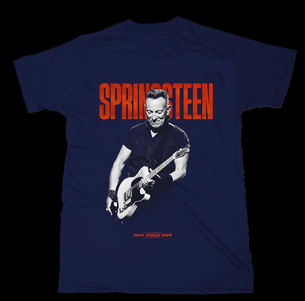

Springsteen The E Street Band 2024 World Tour Guitar Men S-5XL CG1108 Unisex T-Shirt XL