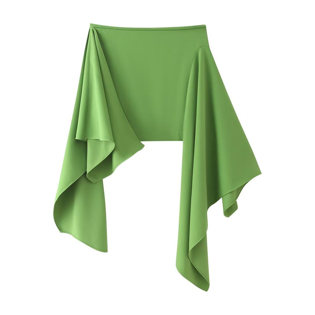 European and American style, new women's fashion, stylish, versatile, and fashionable hem skirts with 2570199500