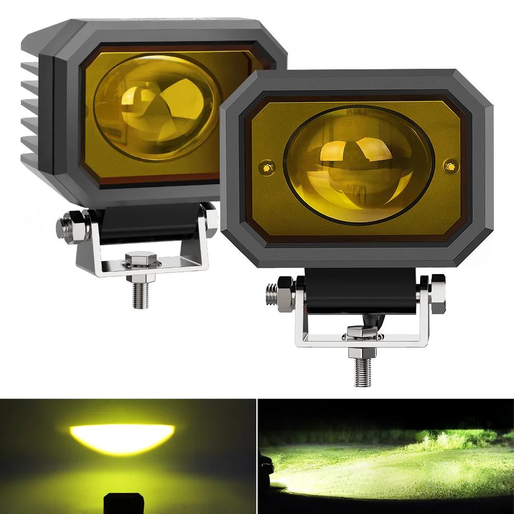 12D 4inch Led Work Light Spotlight 18000LM Work Light Pods Fog Lights for Motorcycles Truck 4x4 Off Road Led Bar