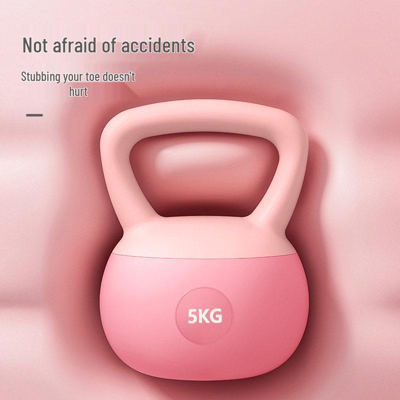 Women's Soft Kettlebell for Arm Exercises, Glute Lifts, Squats, and Strength Training