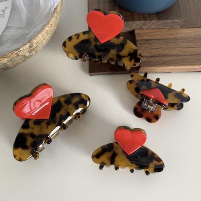 Clips de păr tip gheară din acetat Accesorii de păr Barretă Clips de păr de modă Femei