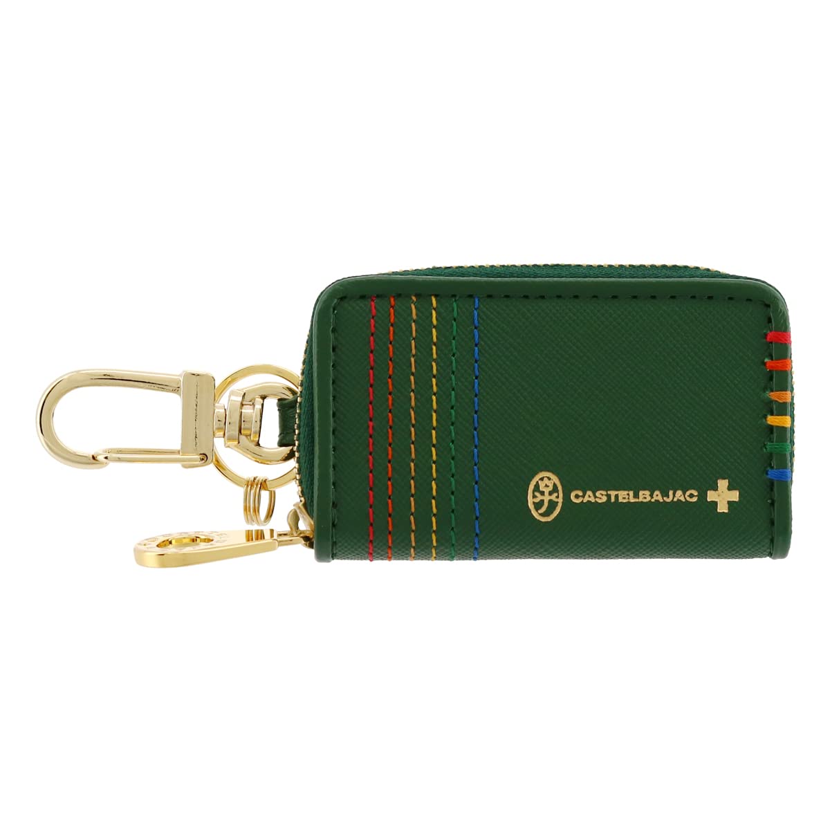 

Castelbajac Men s Smart Key Chest Key Case, 027609, Round Zipper [05], Green