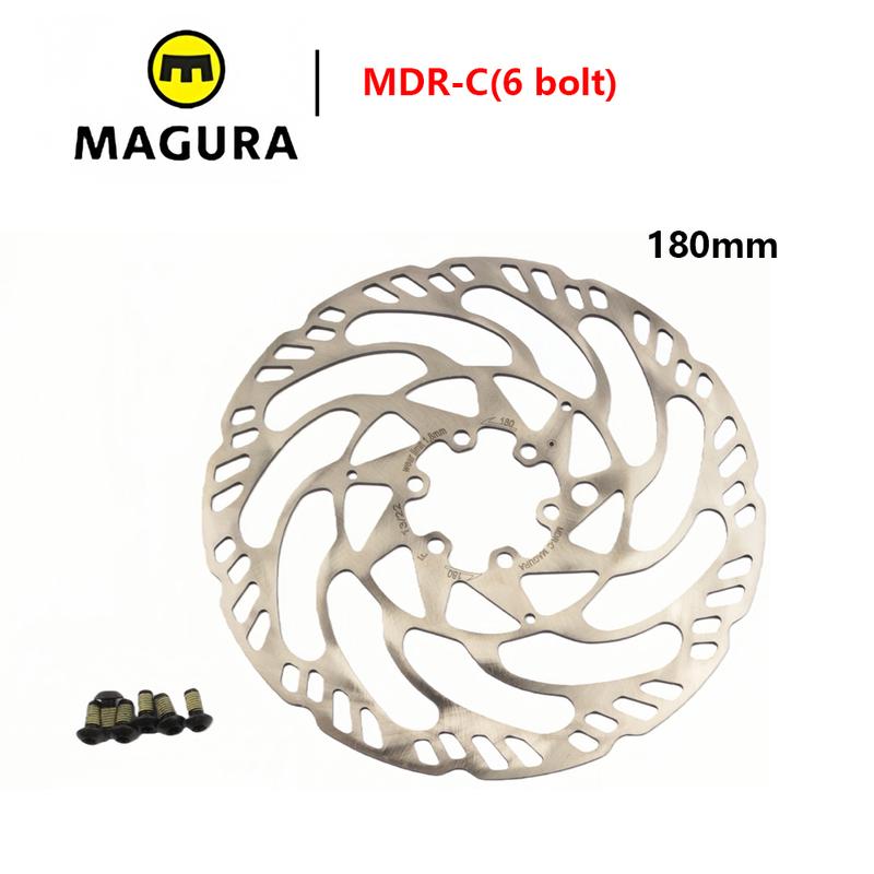 MAGURA MDR-C Mountain Bike Rotors 2mm Thickness 6 Bolt Bicycle Disc Brake Rotors 180mm For Complete MT Series