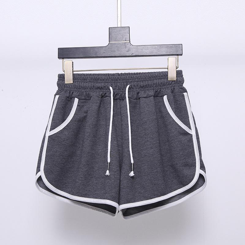 Women's Summer 2025 Casual Loose Fit Wide-Leg Running Shorts with Elastic Waist
