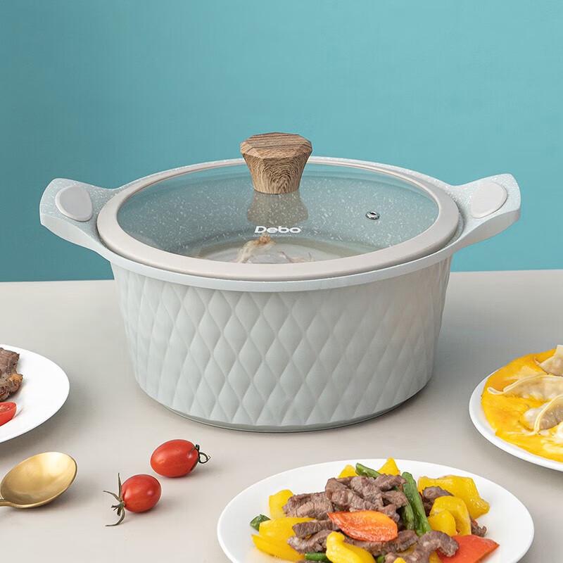 

Debo Monaco 24cm Maifan Stone Stockpot