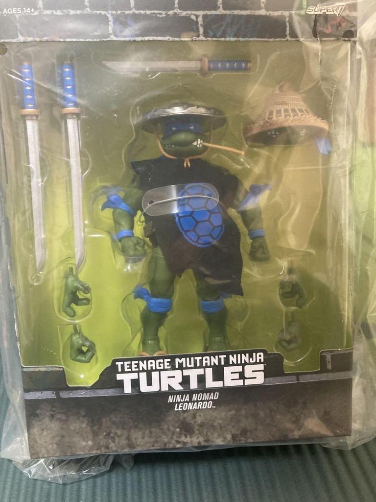 [USED] Super 7 Turtles Ninja Nomad Leonardo Figure