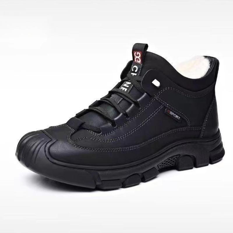 New Men's Winter Shoes Outdoor anti  slip warm snow Boots Casual Thick Soft soled shoes Men's comfortable Sneaker Botas Zapatos