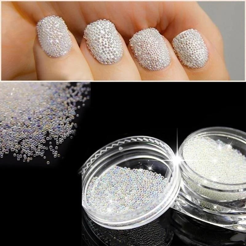 

1 Box 3g Caviar Beads 3D Nail Decoration Steel Ball DIY Nail Art Accessory