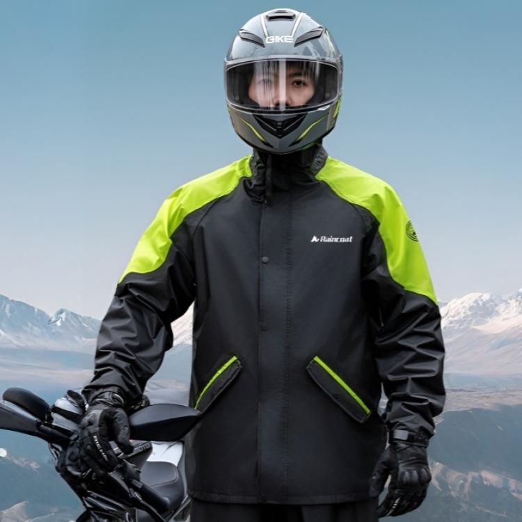 

Motorcycle Lengthened Stormproof Raincoat Split Light Pants Suit Thickened Motorcycle Clothing XL