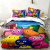 Backyardigans 3pc set Perfect for bedroom use Comfortable bedding set includes a duvet cover and two pillowcases Ideal birthday or Christmas gift