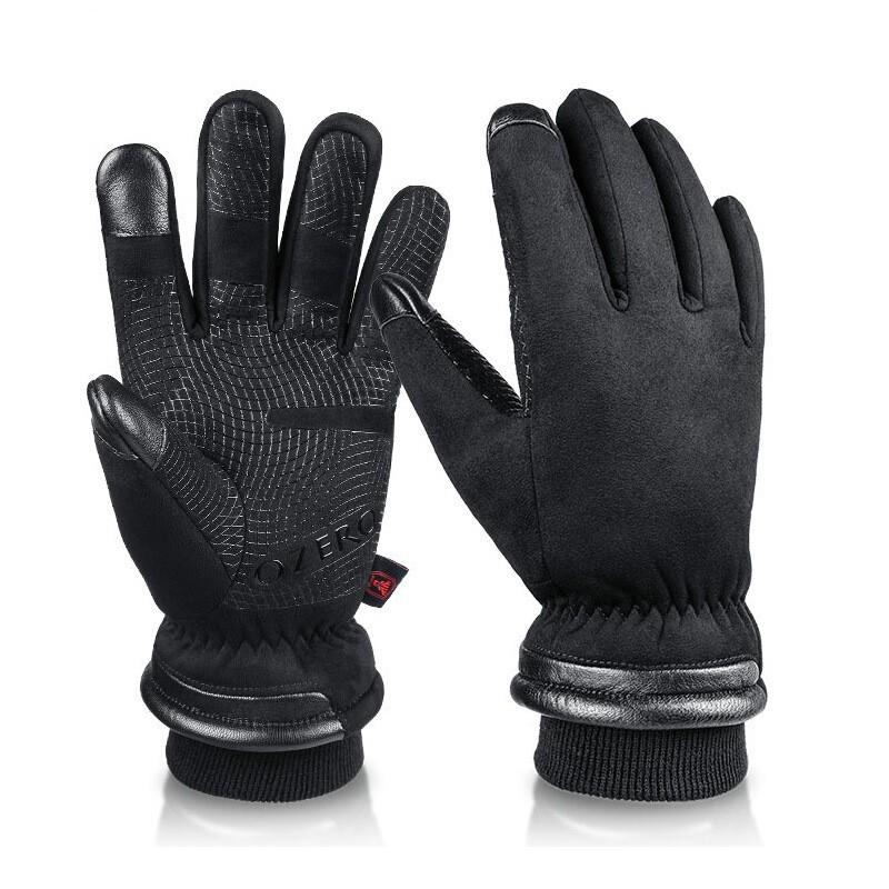 Winter Warm Touchscreen Gloves Waterproof Windproof Thick Fleece Lined Skiing Cycling Hiking Outdoor Use S 125g
