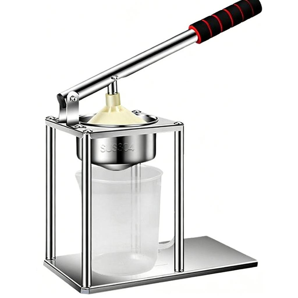 Hand Press Juicer Manual Citrus Juicer Stainless Steel Ergonomic Handle Easy to Clean Compact Design Portable Juicer