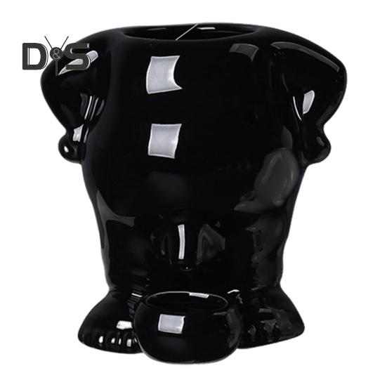 Abstraktní lidský květináč Keramický čůrající sukulentní květináč Domácí kancelář Stolní dekorace Pisoárový květináč Dárek pro milovníky rostlin