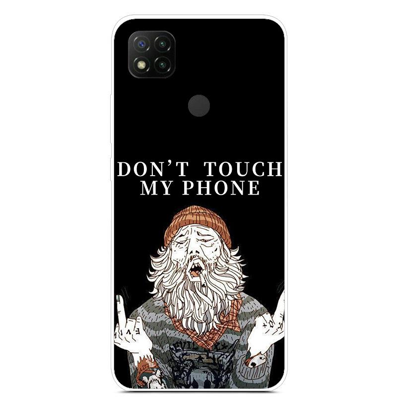 Cute Art Line Daisy Case For Xiaomi Redmi 9C Phone Case Slim Tpu Back Cover For Xiaomi Redmi 9C 9 C NFC Funda PocoC3 Soft Bumper