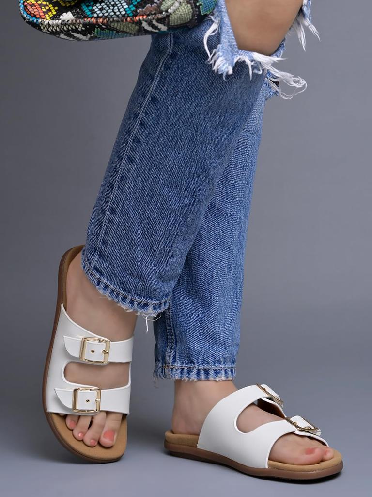 Shoetopia Women Premium Stylish Comfortable Casual Sandals | Lightweight Anti-Slip Sole Outdoor | Strong Grip Sole Durable Everyday Footwear