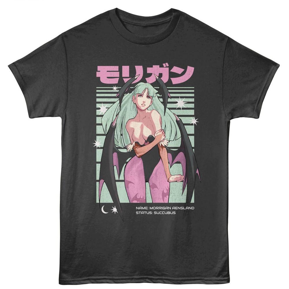 Darkstalkers Capcom Fighting Game Morrigan Aensland Succubus Men s T Shirt XXXXL