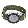 Mens Digital Sports Waterproof Watch Dual Time Zone Stopwatch Calendar Day Display Alarm Clock EL Backlight 50m
