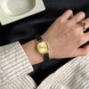 Light Luxury Black Gold Small Sugar Cube Chain Watch Women'S Exquisite Niche Supply High-End Small Dial Quartz Women'S Watch