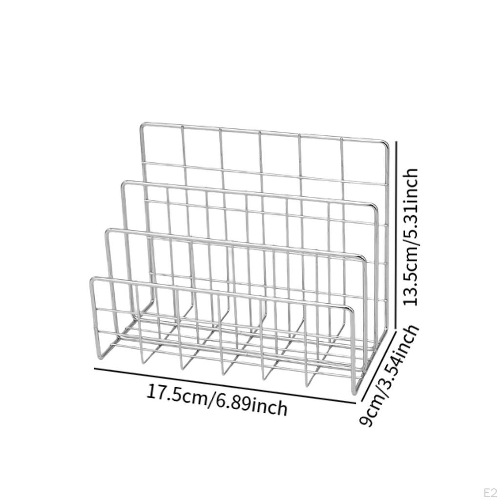 Compact Letter Organizer for Magazines And Newspapers On Desktop