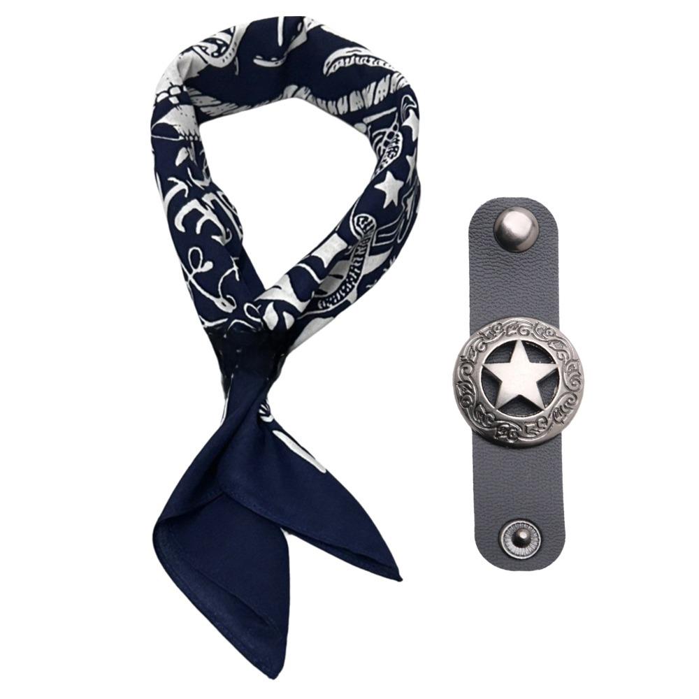 

Хип-хоп бандана в западном стиле, очень большие квадратные платки, головной убор, модная повязка для волос темно-синий