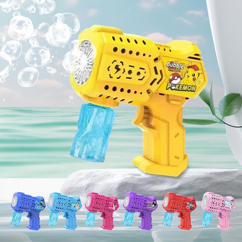 

Handheld Leak-proof Light-up Children s Bubble Gun - Multi-hole, Fully Automatic