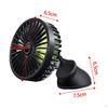 Car Cooling Fan, Vehicle Fan 3 Speeds Wind Micro USB Strong Portable Seat for
