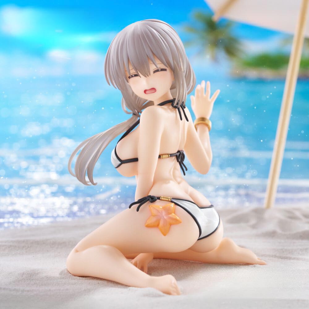 Uzaki-chan Wants to Play! Desktop Cute Figure Uzaki Tsuki Beach Waterwear Ver.