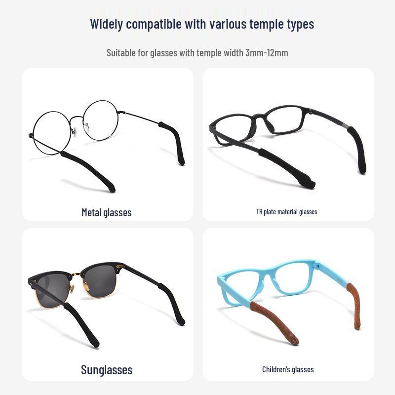 High Elasticity Anti-Slip Knit Ear Hook Sleeves for Glasses