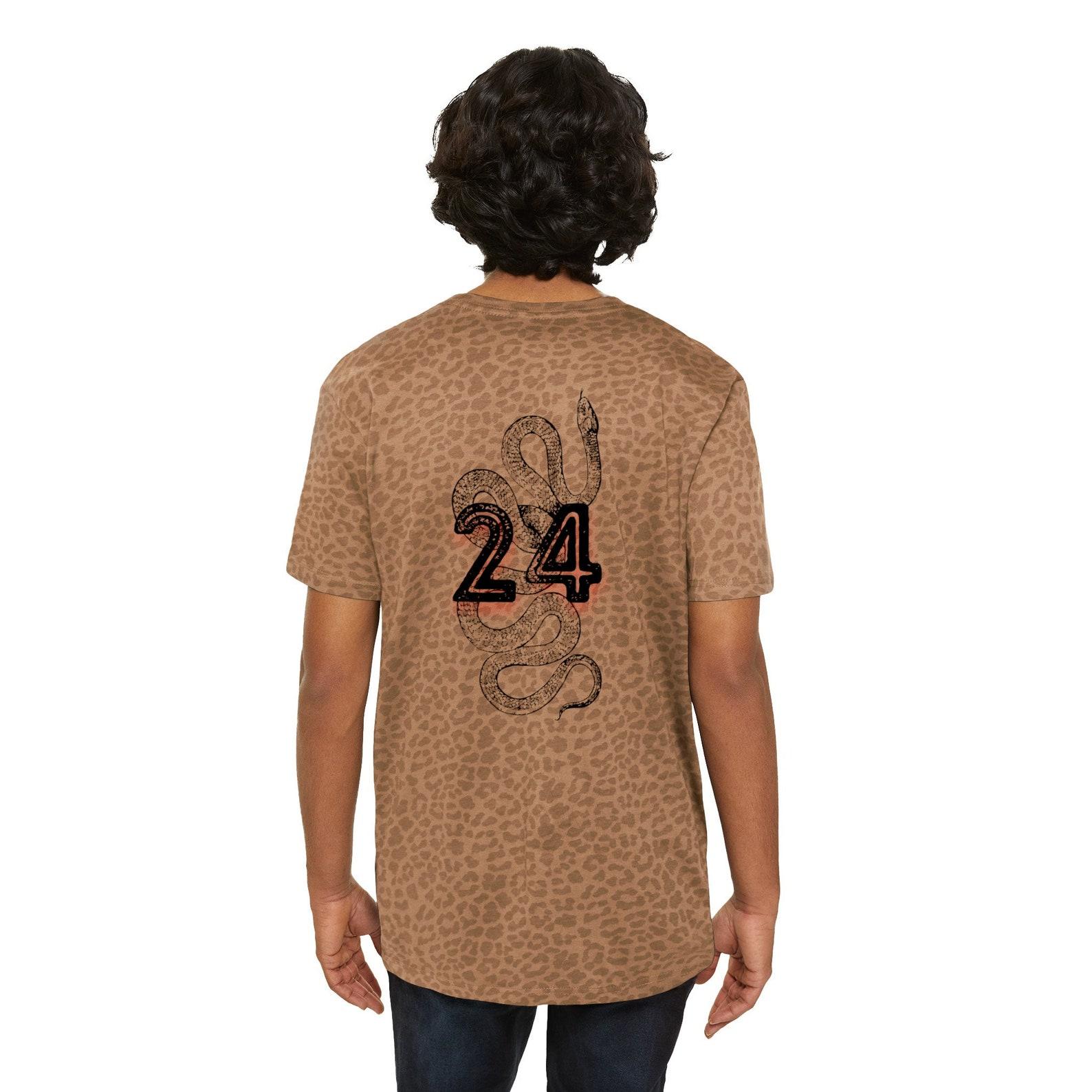Black Mamba Jersey T-shirt: Number 24 Snake Print 3XL
