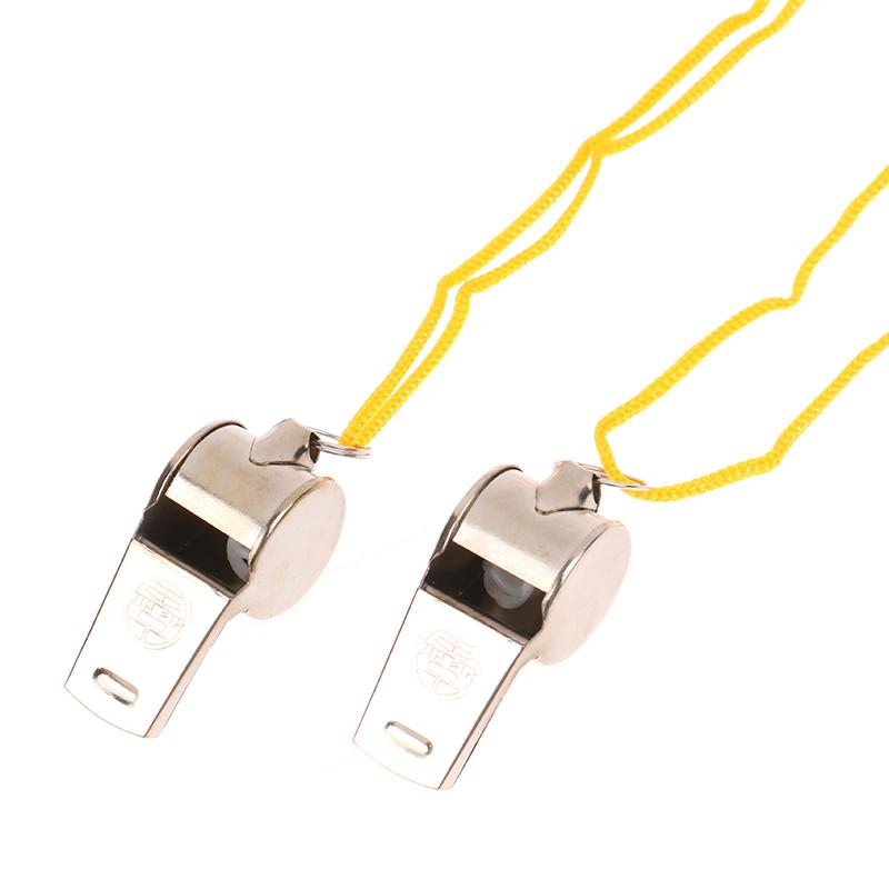 Metalowy Gwizdek Sędziowski Sportowy Gwizdki Ze Stali Nierdzewnej Narzędzia Treningowe