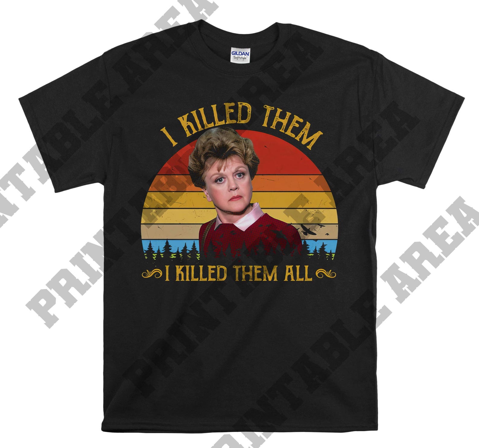 Jessica Fletcher I Killed Them I Killed Them All Vintage Men Unisex T shirt, T shirt, T shirt MO244 2XL