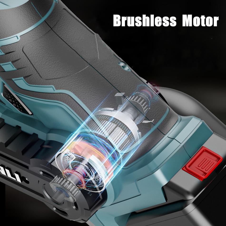 1200W Cordless Portable Electric Planer Brushless Handheld Electric Router Trimmer High Power Woodworking Power Tool