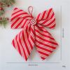 Candy Stripe Bow Christmas Wreath Bow Christmas Bow Suitable For Christmas Tree Wreath Ribbon Door Window Outside Party Gift