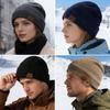Hot Sale Unisex UR Letter Labal Winter Hats Solid Color Lightweight Soft Knitted Hats For Men Women Outdoor Cozy Beanie Cap