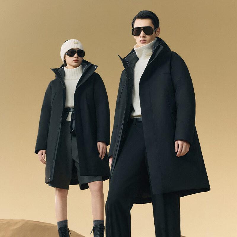 Gaofan Unisex Luxury Hooded Goose Down Puffer Jacket