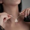 Stainless Steel Triskelion Necklace Celtic Triskele Jewelry Spiritual Pendant Irish Symbol Odin Horns Necklace