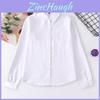 Uniform Long Sleeve Shirt With Cotton Fabric For School And Office Wear