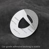 Top Suede Car Styling Steering Wheel Center Label Sticker Decals For Porsche Panamera Macan Cayenne 718 911 Interior Accessories