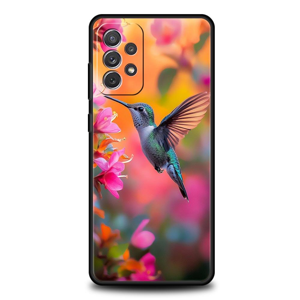 Hummingbird Phone Case For Samsung Galaxy A15 A13 A51 A71 A41 A31 A21S A03S A05 A35 A32 A55 A23 A25 A33 A53 A73 5G Cover