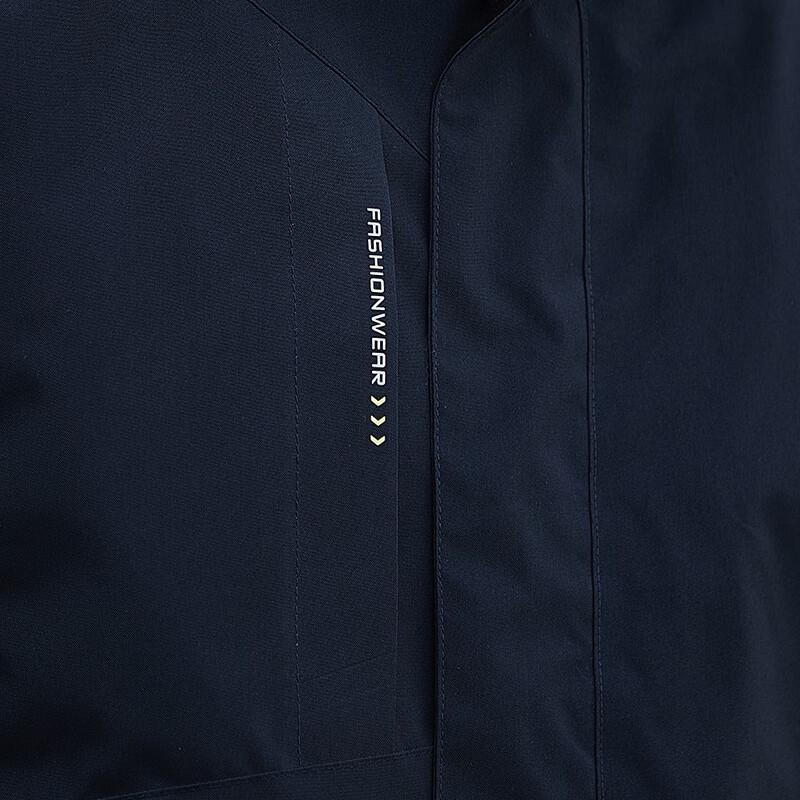 Jeep Men's Outdoor Fleece-Lined Detachable Hood Jacket