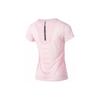 Under Armour Color Block Letter Print Training Round Neck Breathable Quick Dry Short Sleeve T-Shirt Women Tops Pink 1375270-647
