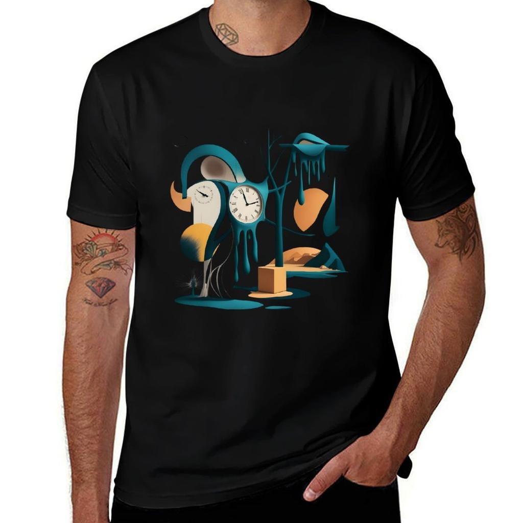 Persistence Of Memory Tshirt Breathable Sportswear Tshirt For Unisex