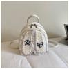 Schoolbag Cute Mini Backpack Women's 1011 New Niche Design Small Backpack Student Schoolbag Versatile Doll Pendant