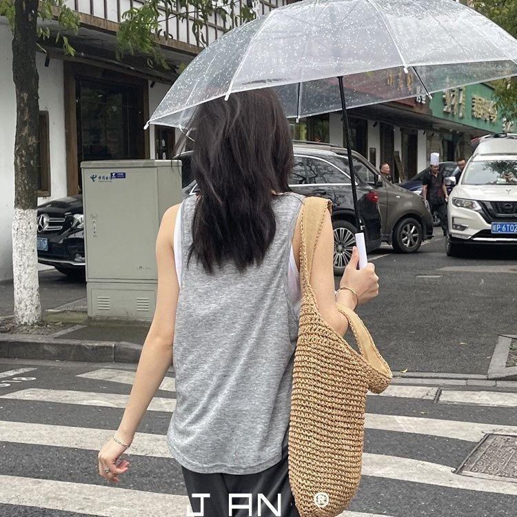 Straw Bag for Women New Summer Versatile Casual Shoulder Bag Forest Style Handmade Woven Bag Large Capacity Beach Bag