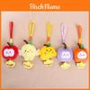 Creative Fruit Apricot Pomelo Character Keychain Plush Toy For Girls Bag Decoration And Gift