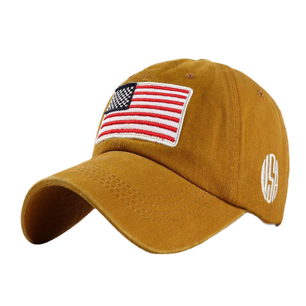 

New Usa Flag Embroidery Baseball Cap Washed Distressed Cotton Dad Hats Fashion Women Hip Hop Caps Summer Outdoor Sun Visor Hat Adjustable