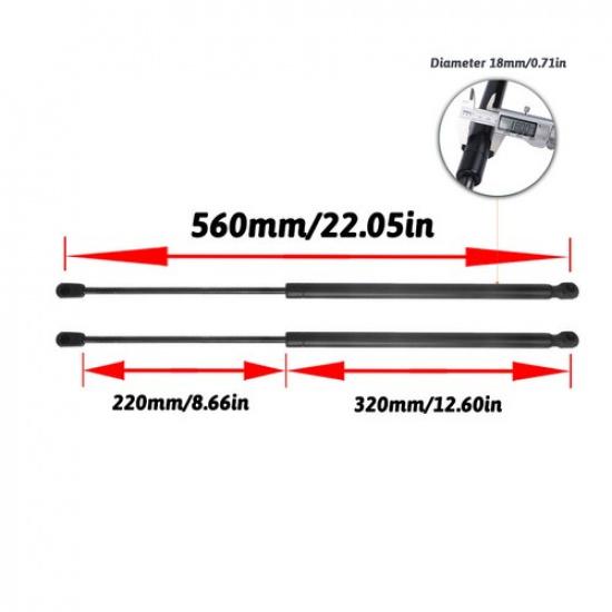 Rear Trunk Tailgate Lift Support Gas Shock Struts For Fiat 500L Hatchback 2Pcs