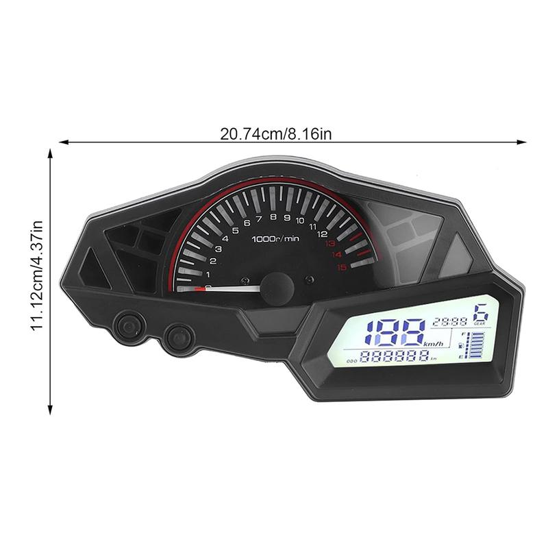 Motorcycle Speedometer Motorcycle Gauges Gauges Speedometer For Ninja 300 Durable Easy To Install