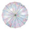 Moonbat Esta Rain Umbrella, Long Umbrella, Multi-Rib Vinyl Print, 31-230-10325, Pink